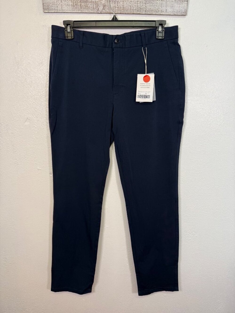 Everlane The Performance Chino Uniform Pants Athletic Fit 34x32 Navy Preppy
